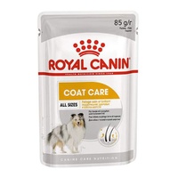 Корм для взрослых собак с тусклой и сухой шерстью Royal Canin Coat Care, паштет, 85г